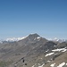 dietro alla P.te de Charbonnel il massiccio del Monte Bianco