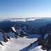 Der Mont Blanc am Horizont