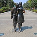 Краснодар (Krasnodar):<br /><br />Statue in der Allee der Красная улица (Krasnaja ulica). Krasnodar ist eine Studentenstadt mit zahlreichen Universitäten.