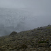 Unwirklich: Sediment und verschwommene Gletscherspalten