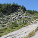 arrivo al Corte Grande di Formazzöö (ci sono due cascine tra le rocce)