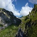 La valle di Jon nel tratto più dirupato, intorno a quota 1700