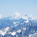 Mont Blanc 4810m in der Ferne