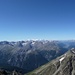 Blick vom Piz Nuna zur Bernina-Kette