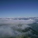 Panorama di vetta SO: sullo sfondo il gruppo del Monte Rosa e le Alpi Vallesane