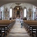 L'interno della parrocchiale di Sankt Gallus.