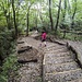 Discesa al sentiero geologico