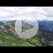 360° Gipfelpanorama von der Krähe 2010m / Ammergauer Alpen am Nachmittag.<br />Aufgenommen am 24.08.2014 um 17°° mit der Canon SX50HS