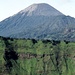 Gunung Semeru raises above the caldera rim