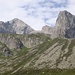 Hoch Horefellistock und Bergseeschijen, gesehen aus der Nähe der Bergseehütte.
