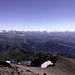 Aussicht von der Schesaplana V. Graubünden, da müssten auch italienische Gipfel dabei sein