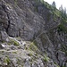 Abstieg von der Wiener-Neustädter-Hütte - im oberen Bereich meist sehr steiles Gelände