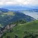 Ausblick vom Twäriberg: Zürichsee, Sihlsee und Greifensee