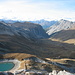 Blick Richtung Alp Sursaas und Val d'Uina.