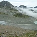 Gletschezunge und Seitenmoräne des Glacier de Moiry