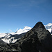 Strahlhorn und Allalinhorn vom Gipfel des Mittagshorns.