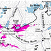 <b>In rosso le zone a Permafrost.</b>