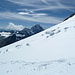 Über den Gletscher geht´s zurück zu P 3470 m