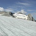 Il <b>Chüebodengletscher</b> e il ghiacciao sospeso del <b>Poncione di Maniò</b>.