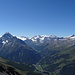 Blick vom Col Torrent ins Val d`Hèrens