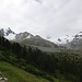 Piz Aguagliouls vom Hüttenweg zur Chamanna Tschierva aus gesehen.