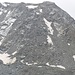 Zoom auf die Gipfelflanke, von der Chamanna Tscheriva aus.