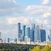 Blick von den Sperlingsbergen auf das neue Moskau