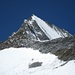 Lenzspitze 4294m - noch immer sind die 2 Alpinisten in der Wand