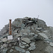Der Gipfel Punta Rossa ist erreicht.