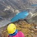 At 5052 we look down 900m to the Solteracocha lake sitting in the large moraine hole.