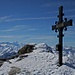 Sommet des Diablerets, links vom Gipfelfelsen der Mont Blanc