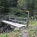Brücke nach dem Chalthüttli