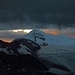 Brunegghorn im Sonnenaufgang - die Wolken machten einen Strich durch die Rechnung