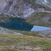 Der Lac du Touno mit den beiden Zelten erkennbar am unteren Rand