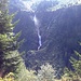 Der Wasserfall des Brunnibachs; nicht umsonst heisst der obere Teil Stäuber!