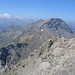 Blick auf die Abstiegsroute und Richtung Albristhorn