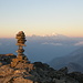 SW-Gipfel des Wildhorns, hinten Mont Blanc
