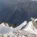 Bergsteiger am Nordostgrat des Brunegghorns