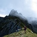 La cresta che porta al Valletto