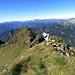 La cima della Pietra Quadra