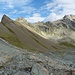 bald beim Pass. Der Routenverlauf zum Piz Grevasalvas ist schön ersichtlich.