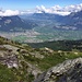 Blick Sargans Rheintal Liechtenstein