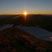 Blinnenhorn / Corno Cieco (3373,8m): Exakt zum Sonnenaufgang erreichten wir den Gipfel!