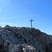Das Gipfelkreuz an der Deutsch-/Österreichischen Grenze