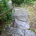 rutschige Treppe