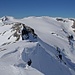 Auf dem Gipfel des Schneehorns, links Wildstrubel, in der Bildmitte der Mittlere Gipfel