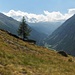 Blick ins Wallis, Richtung Zermatt, kurz vor dem Europaweg