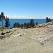 ...und immer mit dem Blick nach links zum Titicacasee.