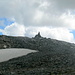 Gipfel Burgihorn, mit eigenhändig aufgestocktem Gipfelsteinmännli.