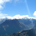 180° Panorama mit Verwall, Silvretta und Madrisagruppe. Der Piz Linard hüllt sich leider in Wolken.